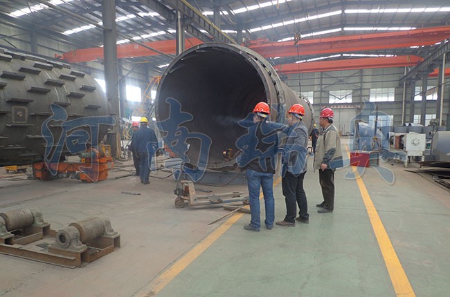 大美4月，陜西客戶考察煤炭烘干設備